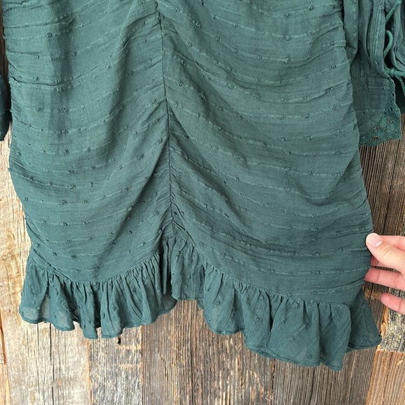 SEA NY emerald mermaid mini long sleeve dress - Picture 7 of 10
